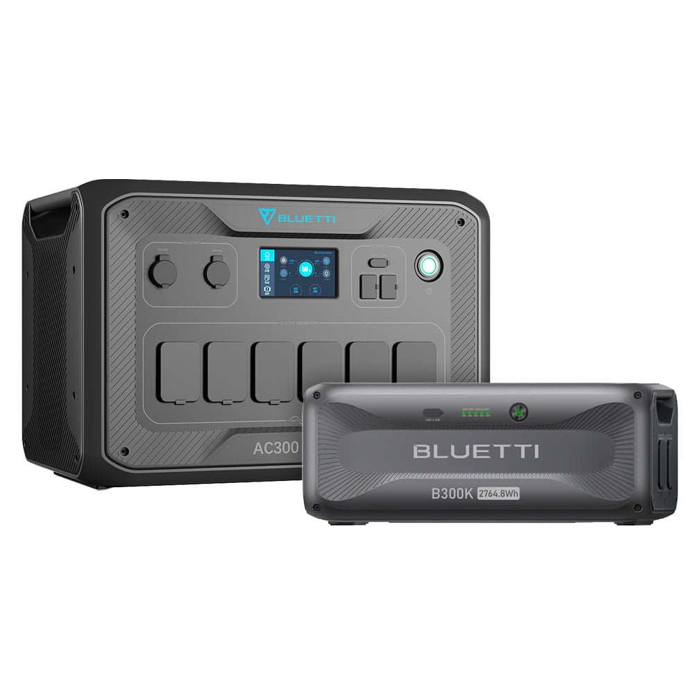 Bluetti AC300 2.7kWh power station with 1x B300K storage Home Backup 3000W