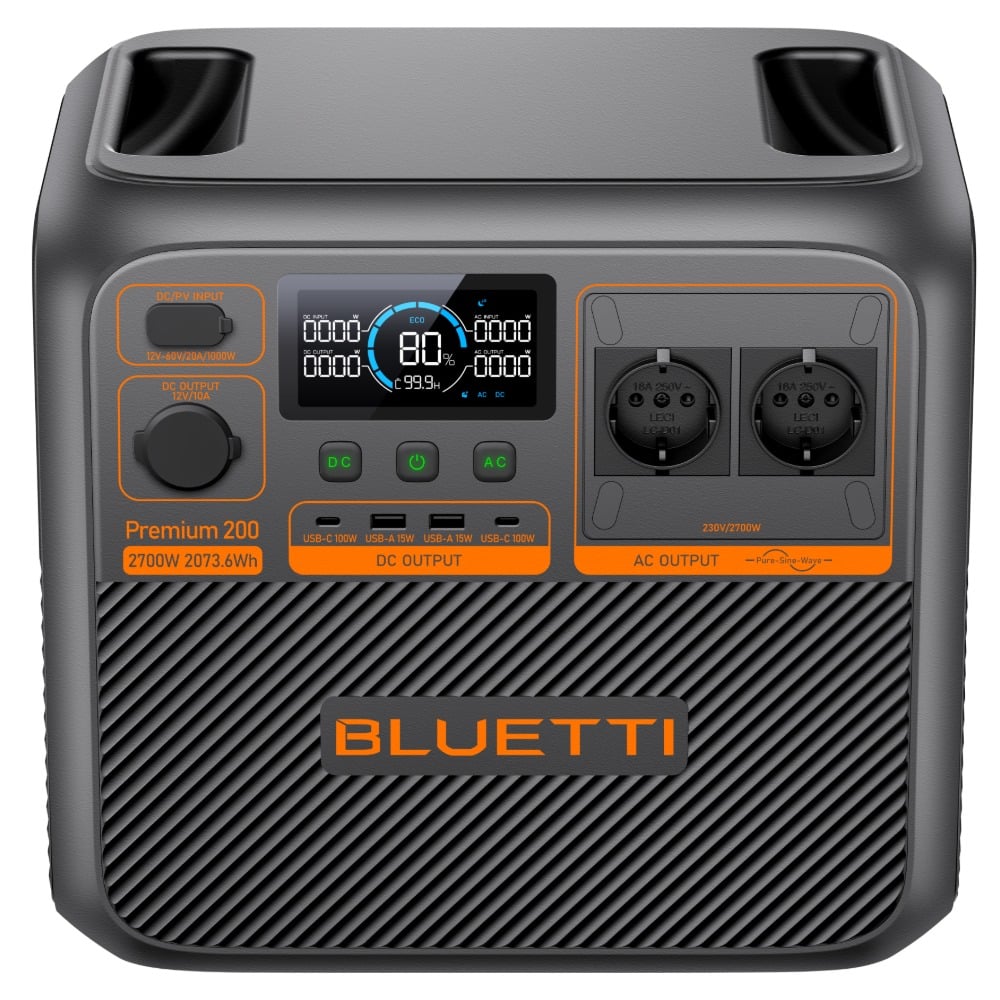 Bluetti Premium 200 V2 Mobile Power Station 2073Wh 2700W