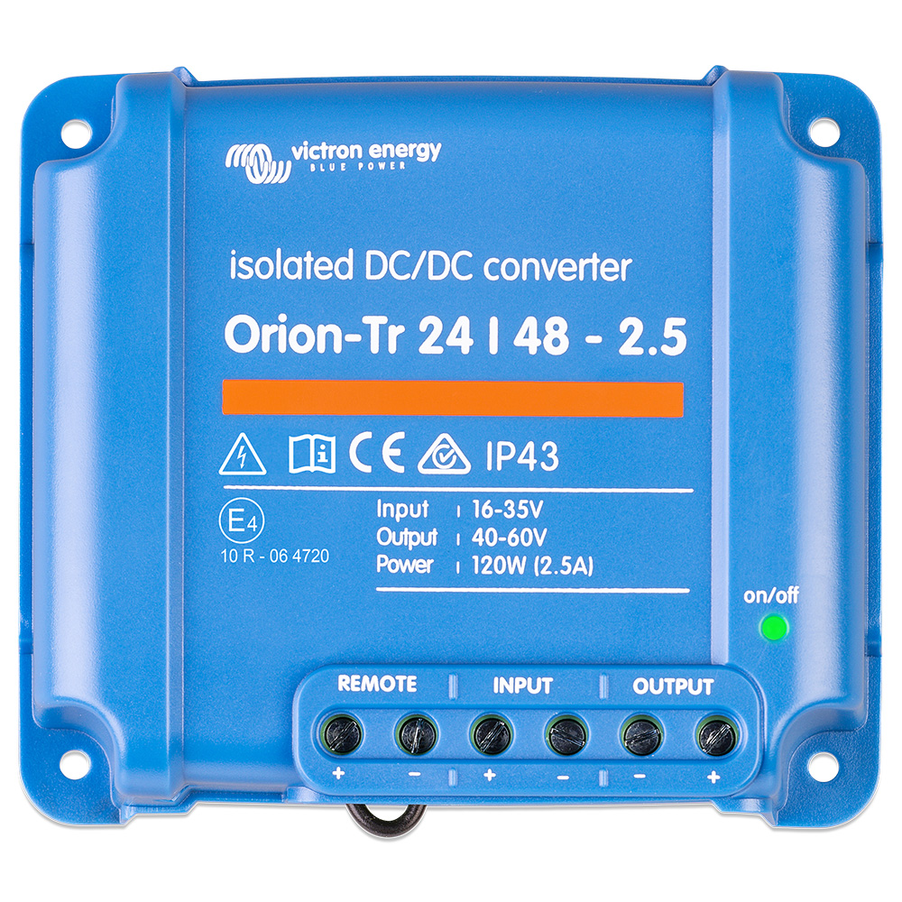 Victron Orion-Tr 24/48-2,5 isolierter DC DC Konverter 24V zu 48V 2,5A 120W