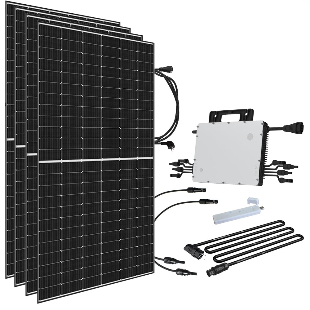 Centrale solaire de balcon Offgridtec 1720W HMS-1600-4T DTU-Lite-S Luxen Hi-Mo-6 430W Mini-PV solaire