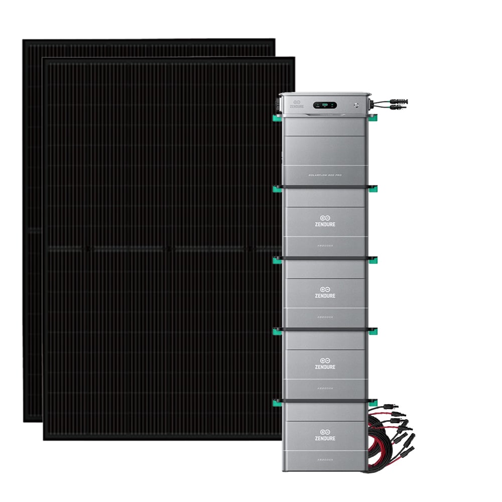 Offgridtec Solarflow 9.60kWh 900W balcony power plant including storage and 800 Pro inverter