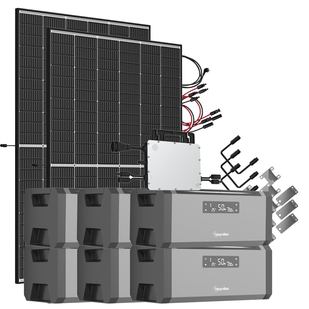 Offgridtec 11.52 kWh storage system 900 W double-glass solar modules incl. HMS-800W-2T inverter 3-phase