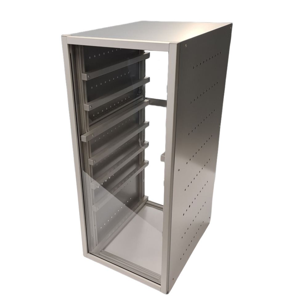 Batterieschrank für 8 Pytes 48100R LiFePo4-Batterien VA-Optik