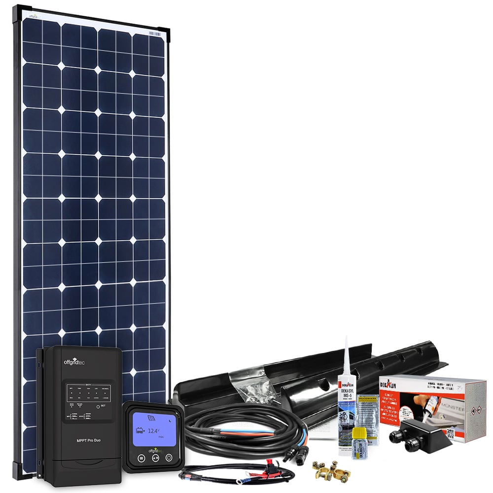 300W Wohnmobil-Solaranlage, Komplett-Set mit 3 Hochleistungs