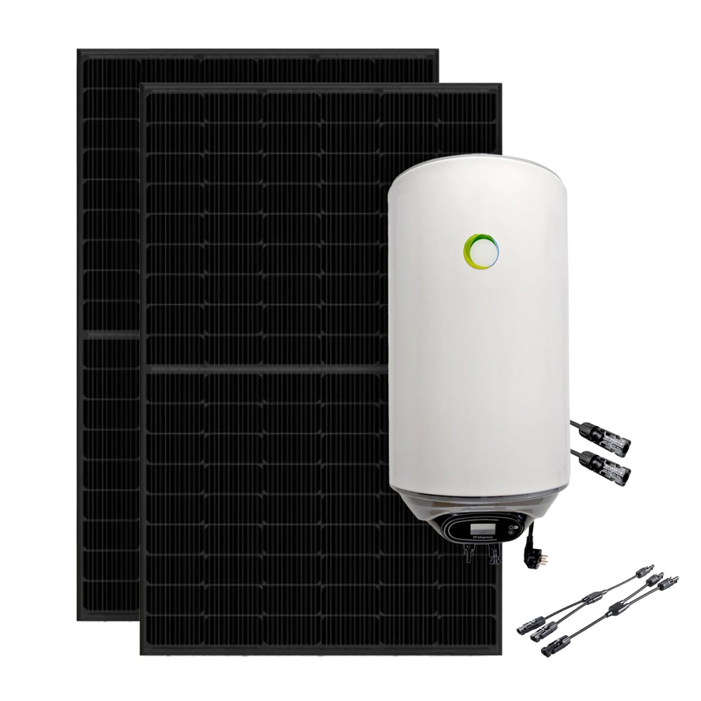 900W Solaranlage mit 80L Fothermo Hybrid-Boiler zur Warmwasseraufbereitung