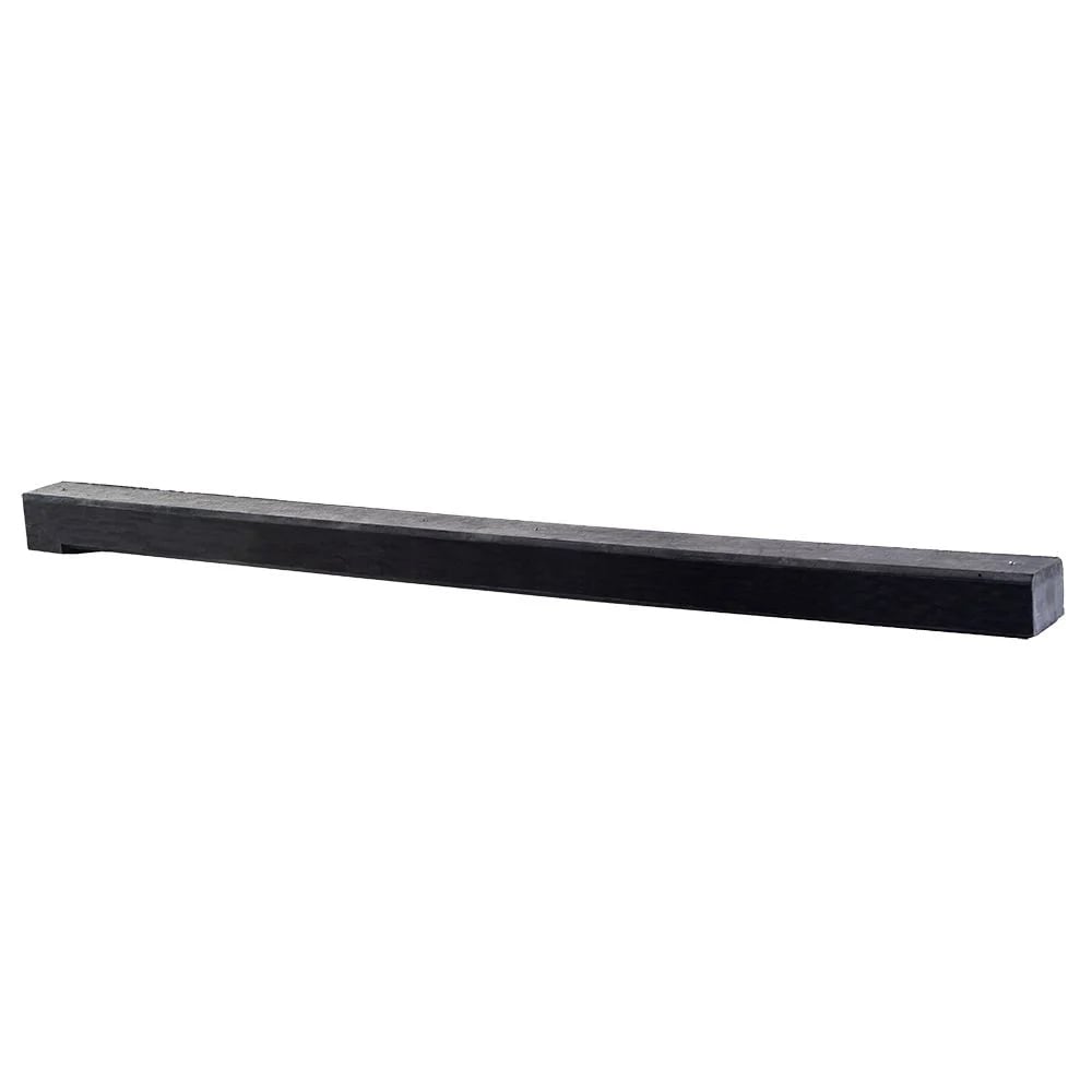 Wattstone Montage PV Est-Ouest sur toit plat pour 8 modules solaires 0° Socle en béton Tapis de protection des constructions noir