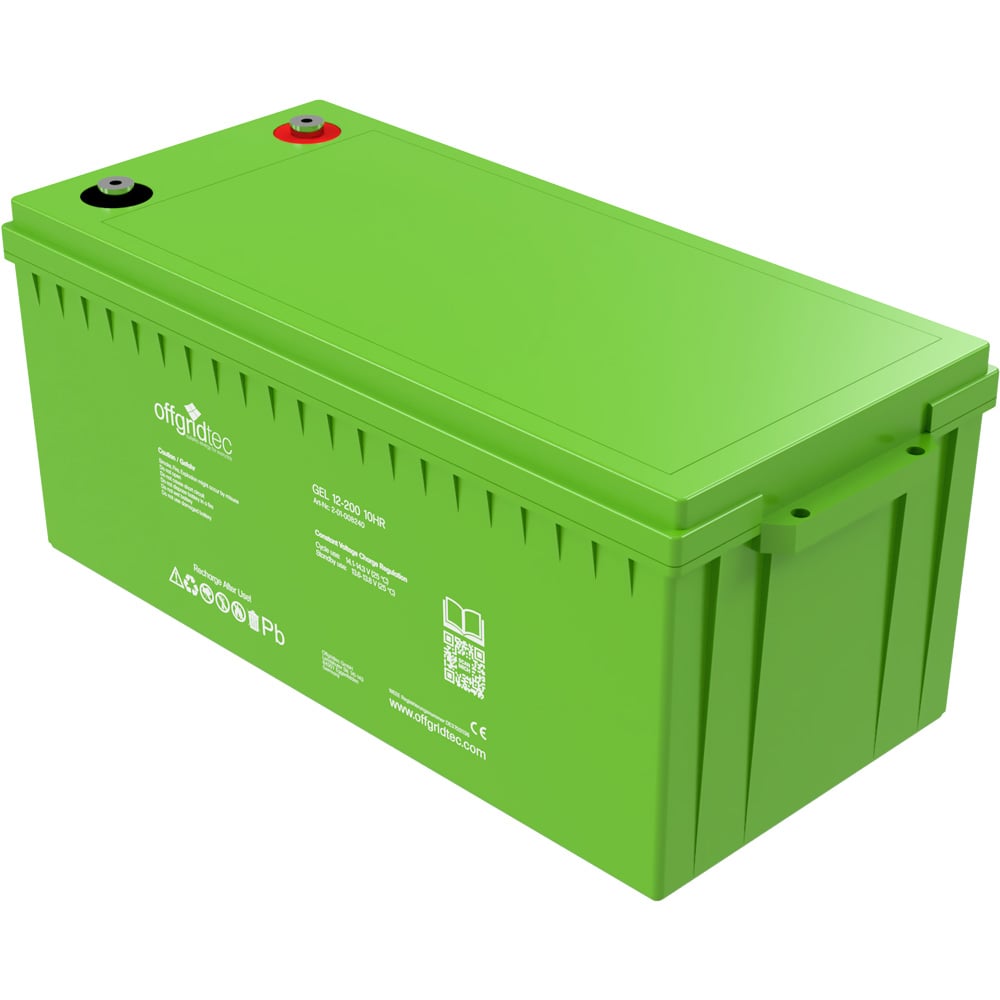 Offgridtec® 200Ah C10 GEL battery 12V