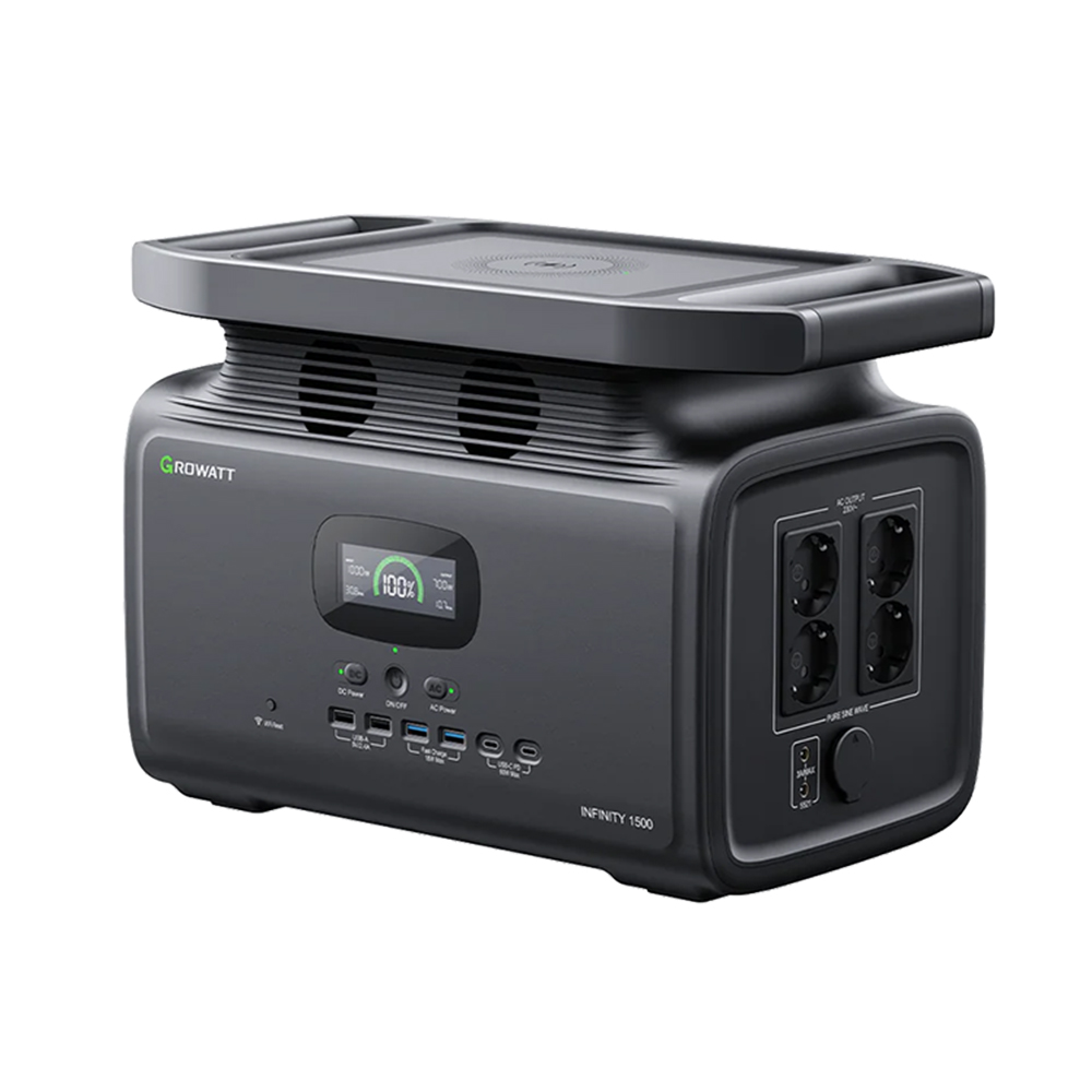 Growatt Infinity 1500 Powerstation tragbar 2000W 1512Wh NMC