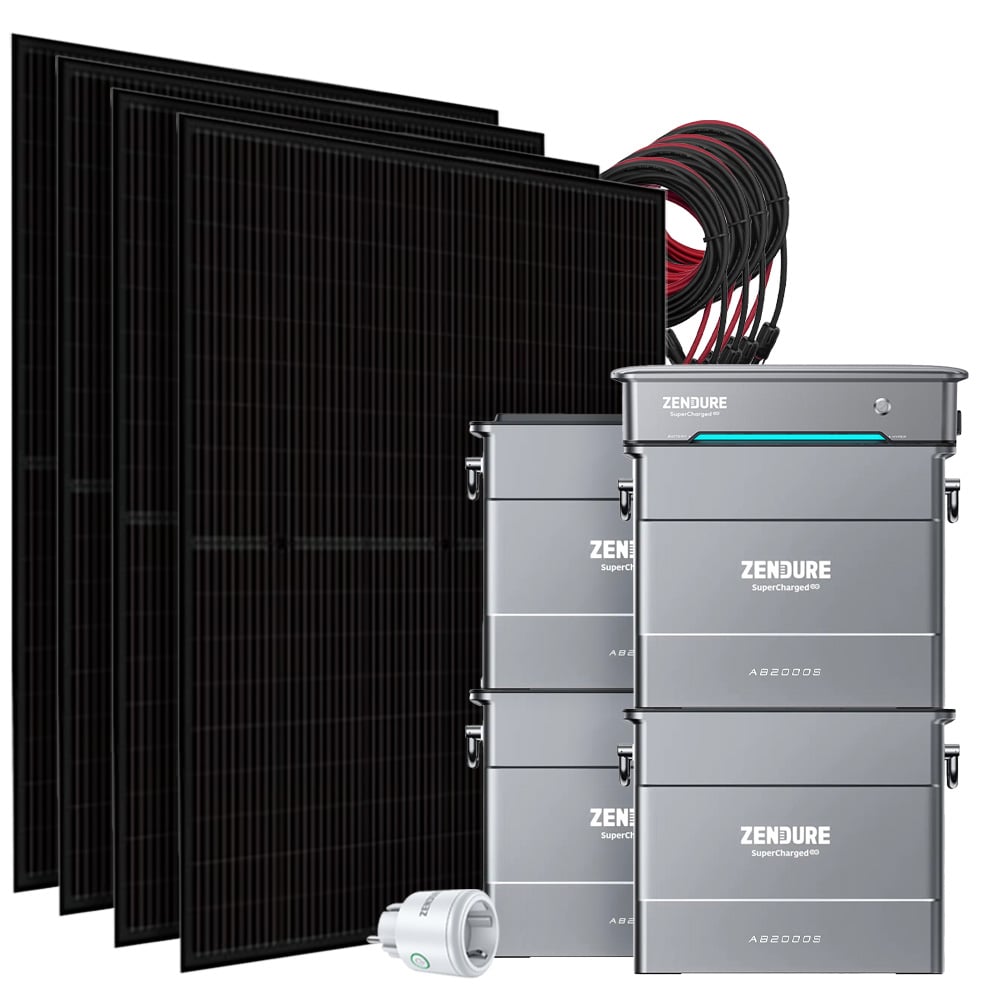 Offgridtec SolarFlow 7,68kWh 1780w Hyper 2000 Centrale électrique pour balcons Dual-Glas TOPCon incl. Satellite Smart Plug