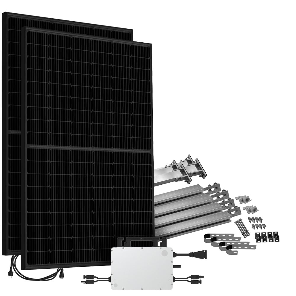 Offgridtec® Solar-Direct 860w hms-800w-2t Centrale Balcon Bifacial Full Black