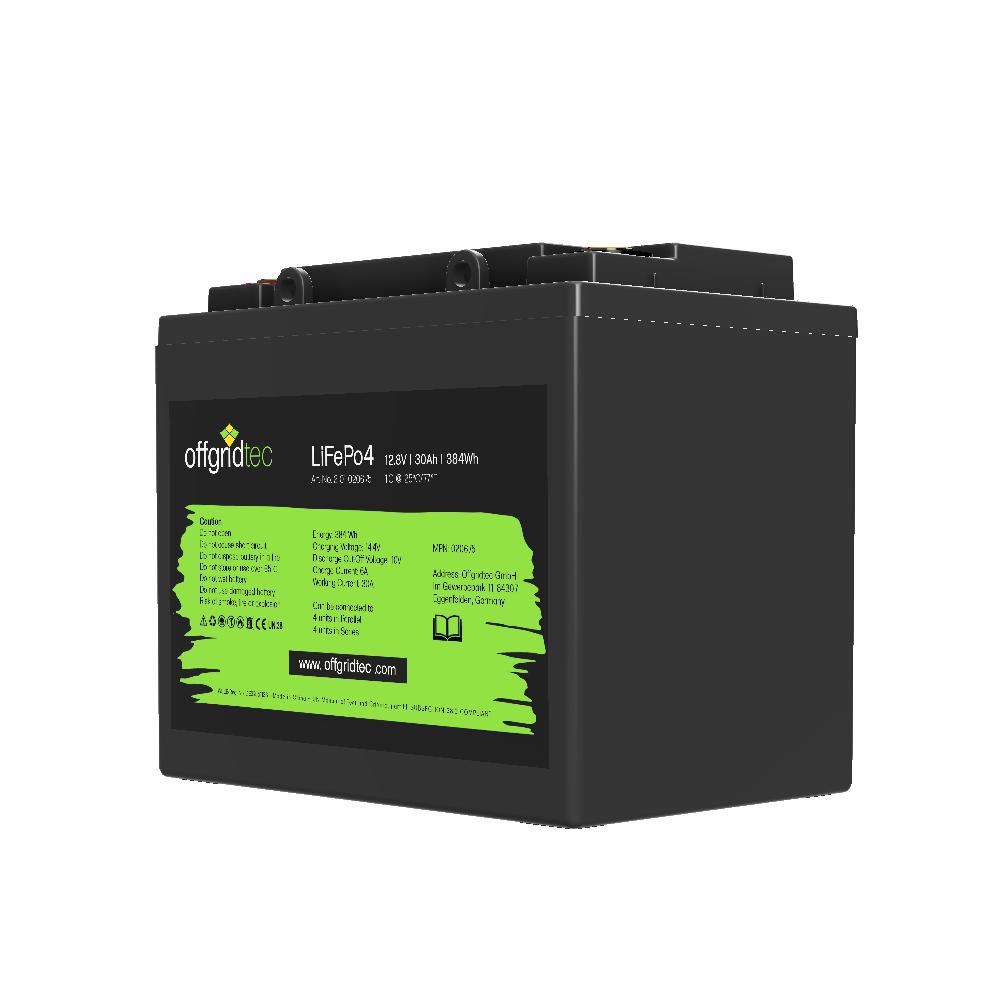 Offgridtec LifePo4 Akku 12/50 12,8V 50Ah BMS integriert 640Wh