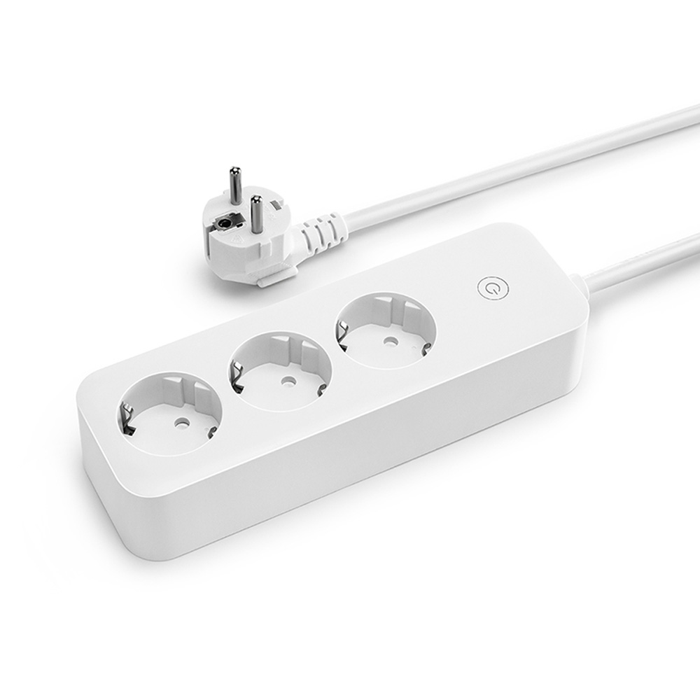 Offgridtec Smarte 3-fach Steckdosenleiste mit Smart Life- oder Tuya-App 1,8m Kabel