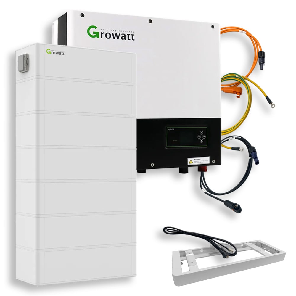 Growatt Retrofit Kit 12.8kWh ARK SPH 6000TL3 BH-UP Hybrid Inverter ...