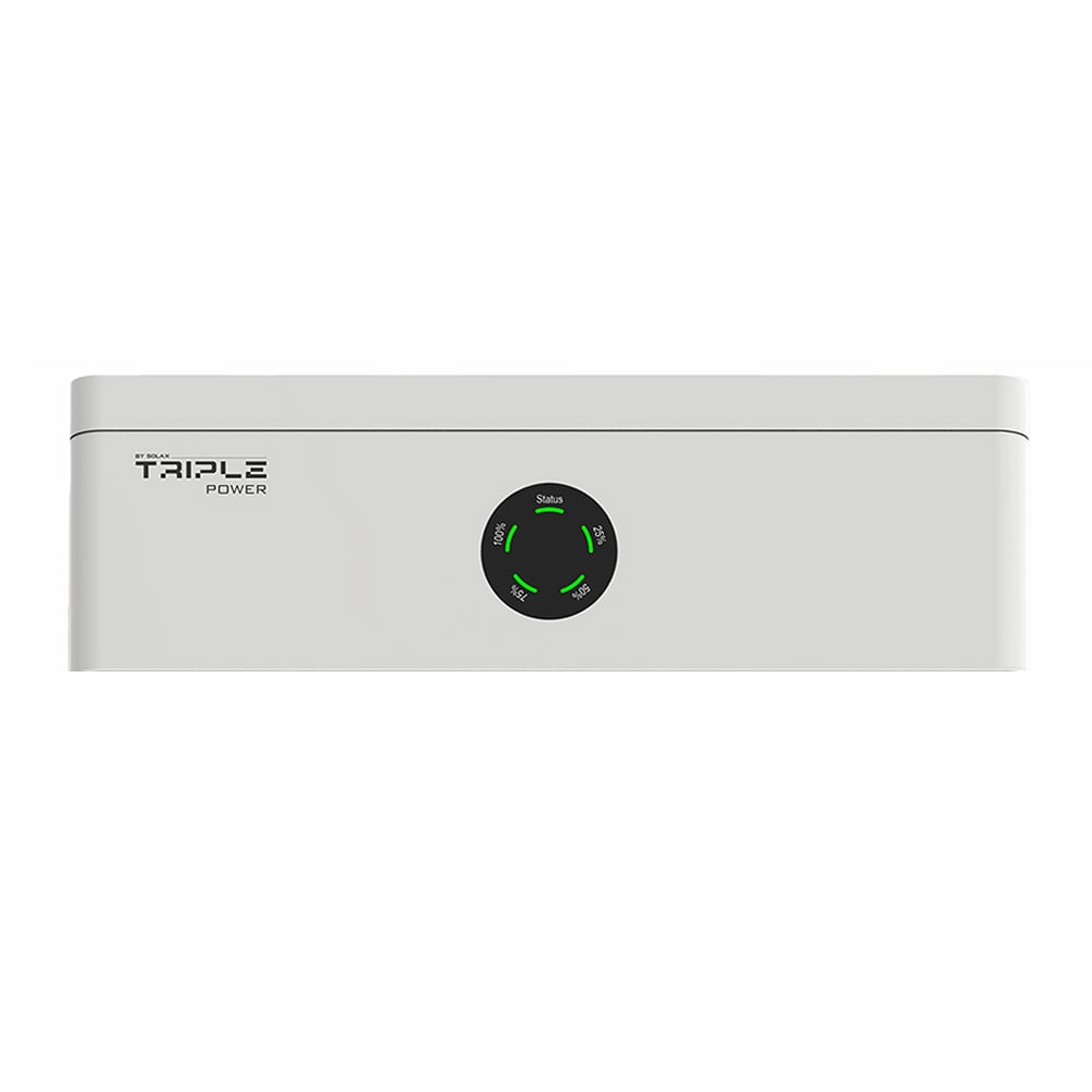 Frontansicht: weißes Solax T-BAT MCS0800 HV BMS