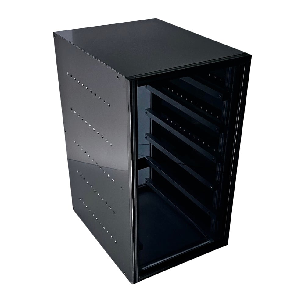 Batterieschrank für 6 Pytes 48100R LiFePo4-Batterien schwarz