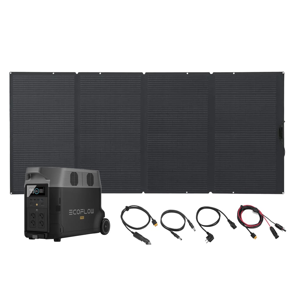 Bundle EcoFlow Delta Pro + 1x 400W Solartasche