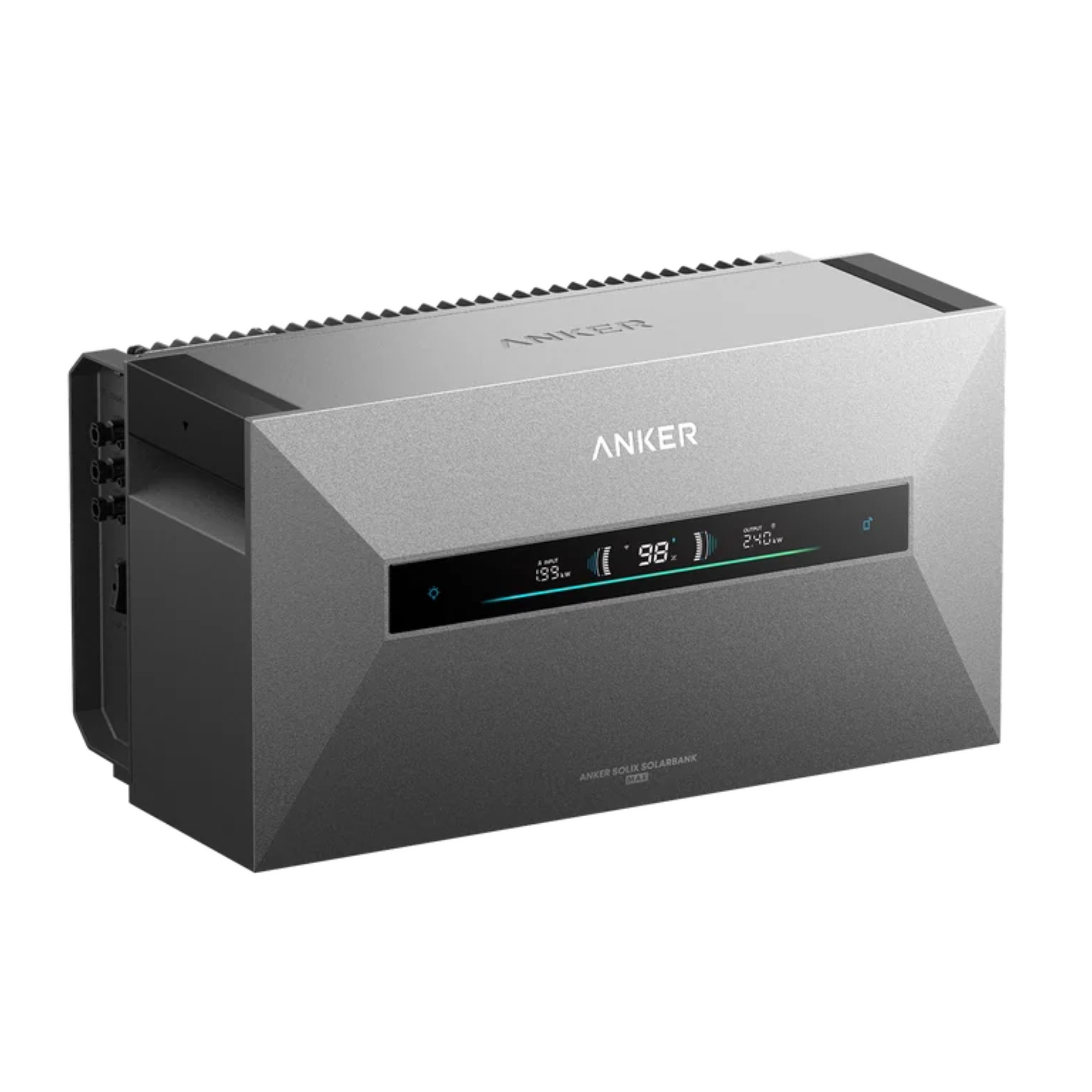 graue Anker Solarbank Max Schrägansicht Front links