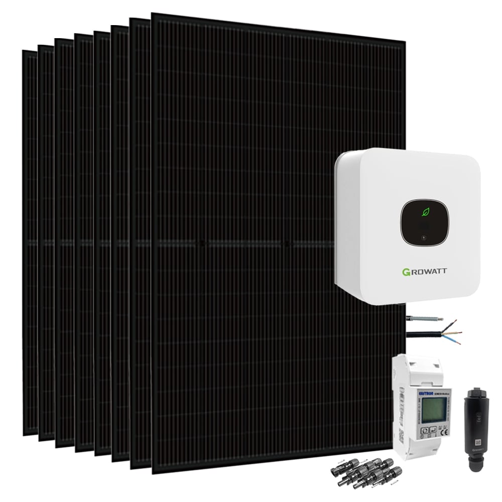3,6kW alimentation directe Solaranlage Luxen Solar panneau solaire - Growatt mic-2500 tl-x Wifi