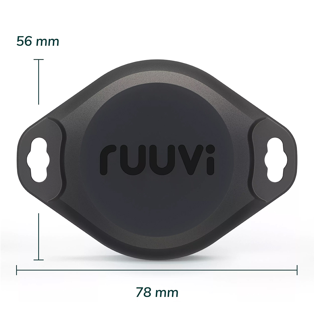 Ruuvi Tag Pro 4in1 Bluetooth sensor for temperature, humidity, air pressure and motion smart meter