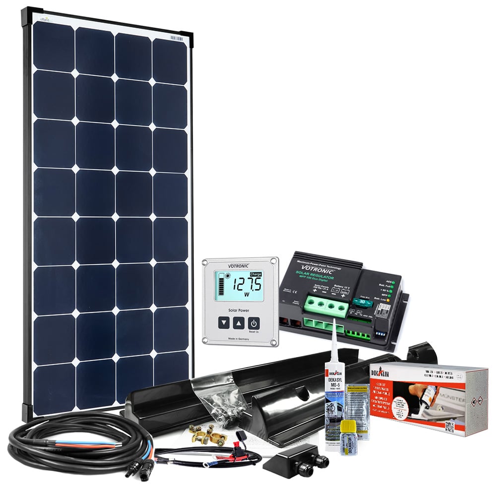 300W Wohnmobil-Solaranlage, Komplett-Set mit 3 Hochleistungs