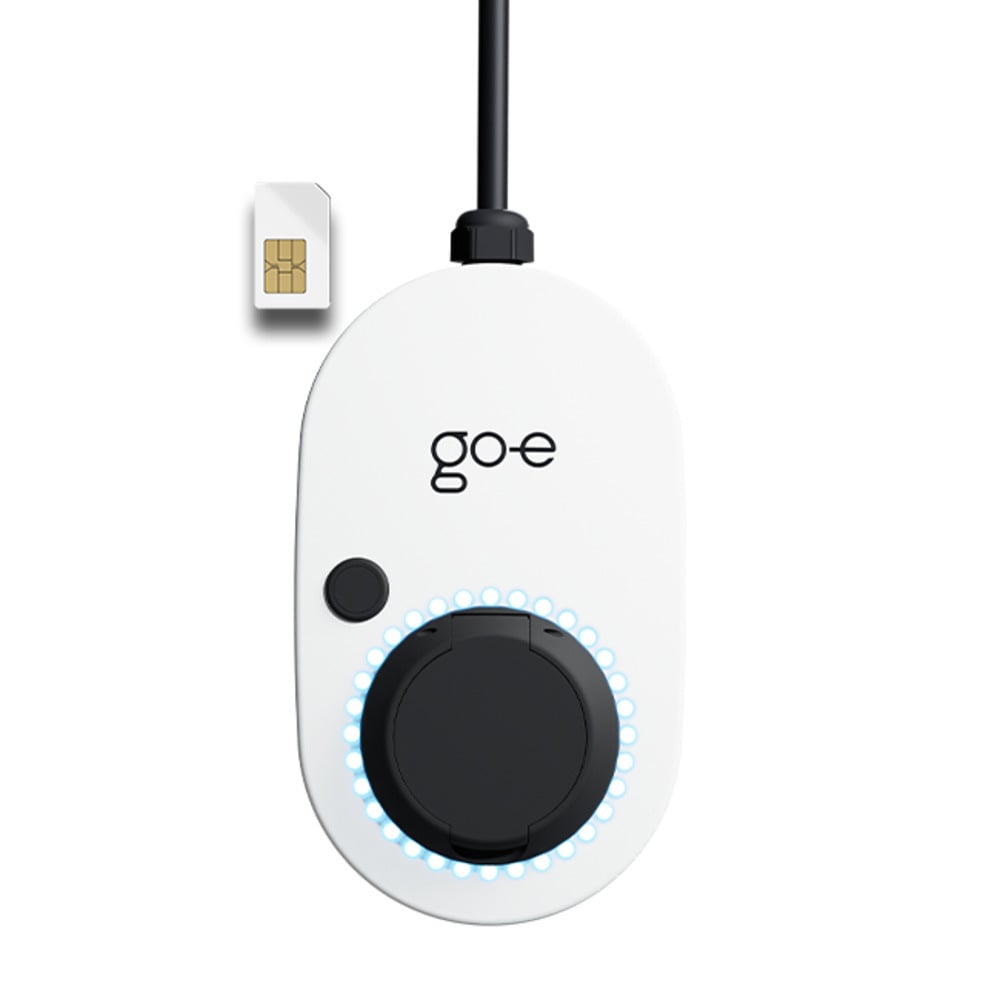 go-e Wallbox Gemini 2.0 11kW Ladebox mit 1,8 Meter Kabel und eSIM