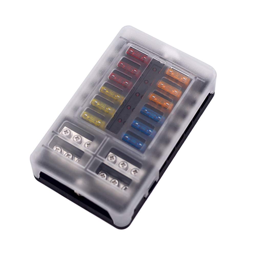 Sicherungshalter für 4 x Midi Sicherung + 1 x Mega Sicherung 116 x 87 mm Shoppin Sicherungshalter für 4 x Midi Sicherung + 1 x Mega Sicherung 116 x 87 mm Shoppin