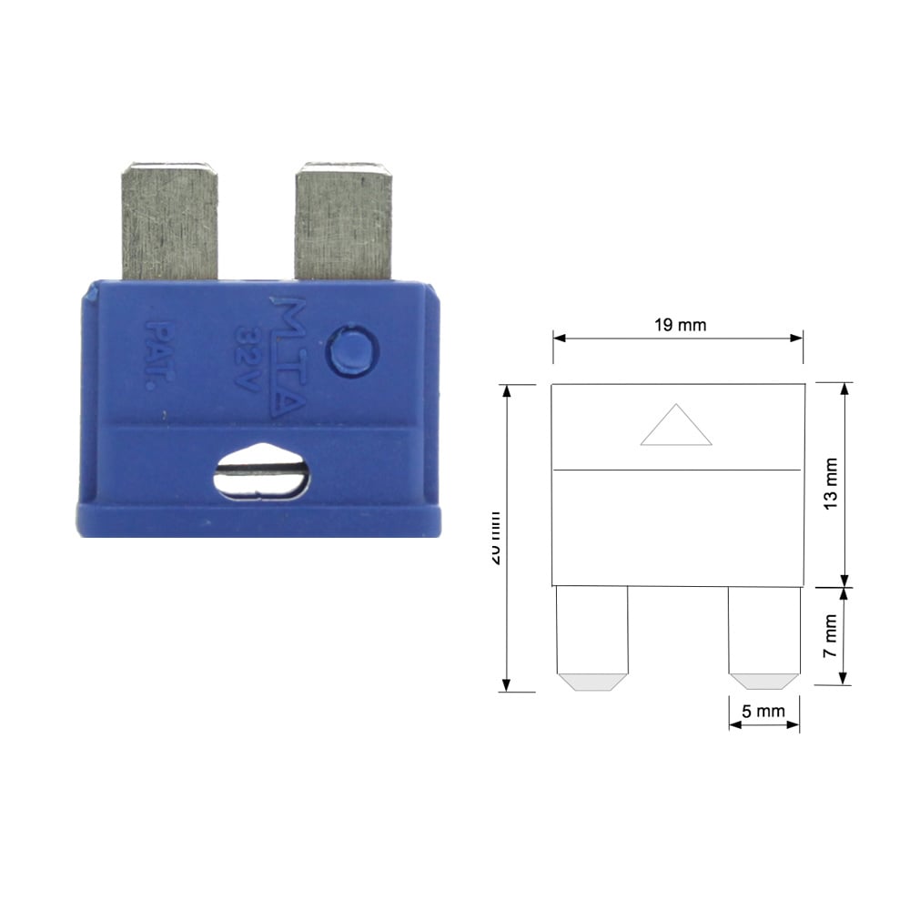 15A Flat Fuse 6 - 32V