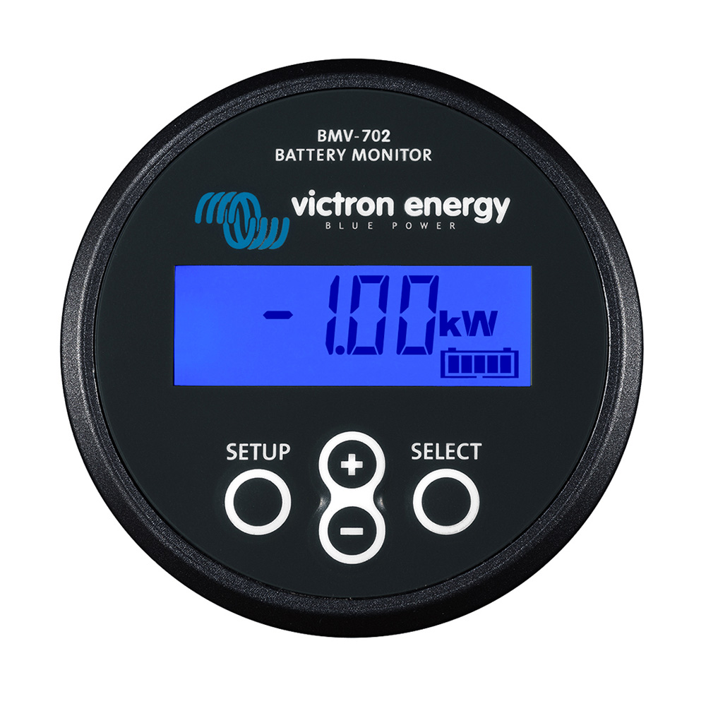 Victron Batteriemonitor BMV-702 Black Anzeige
