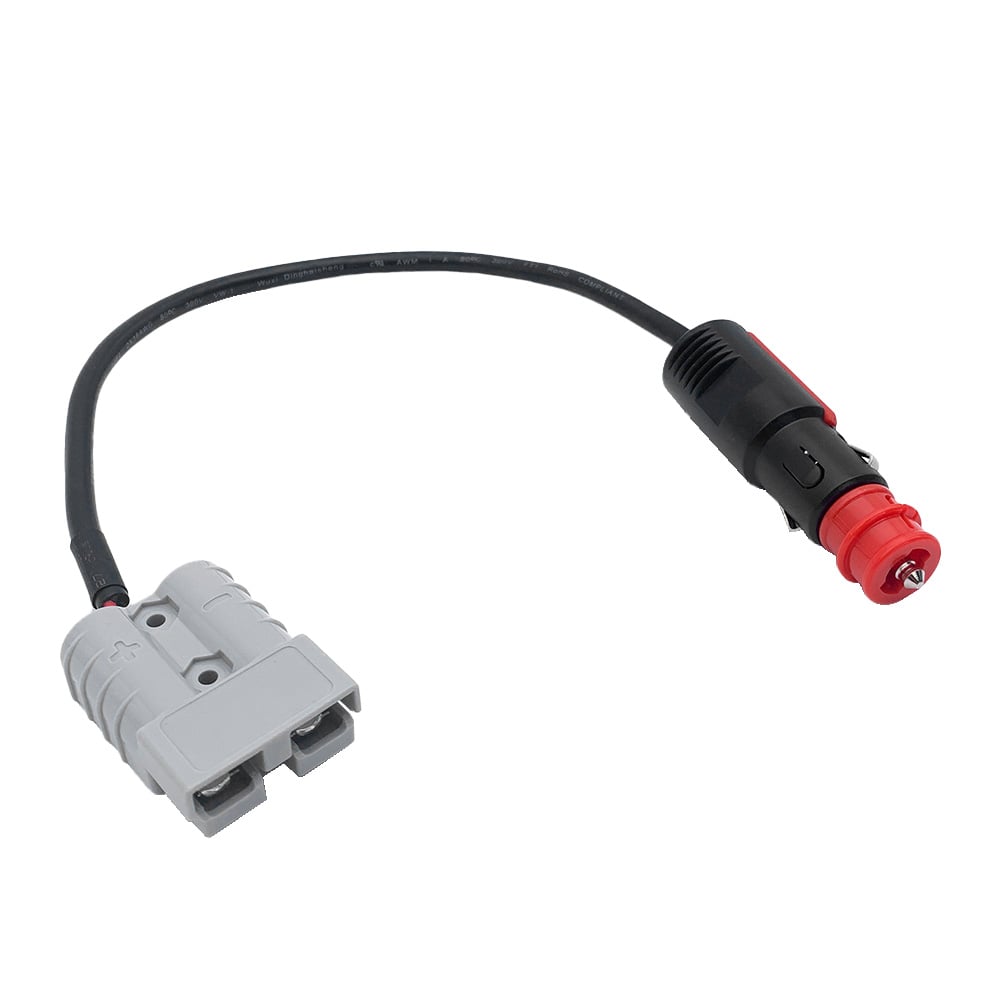 DC 12V Auto Batterieklemme Clip Kabel Krokodilklemmen Zigarettenanzünder  Adapter