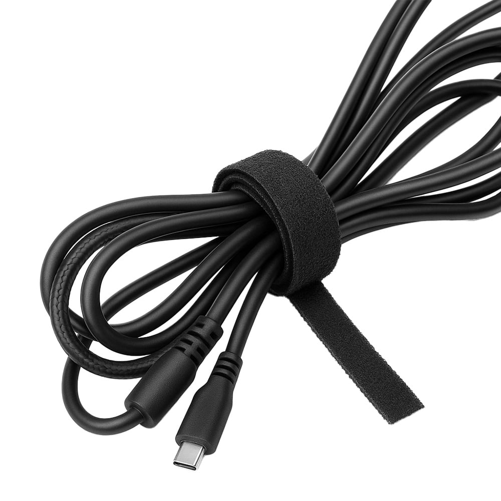 Klett-Kabelbinder 10m x 10mm Schwarz zuschneidbar für Kabelmanagement