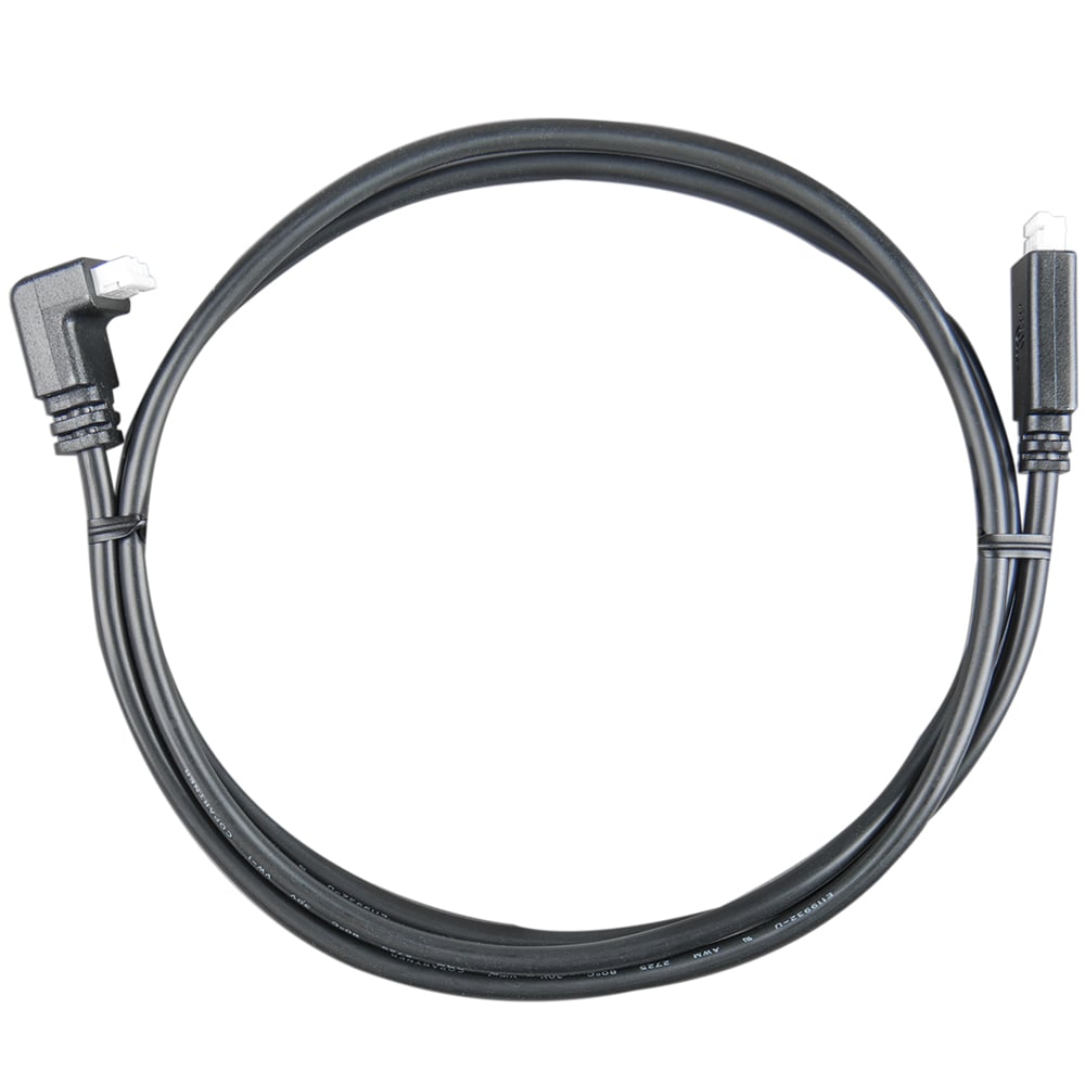 Victron VE.Direct Kabel (mit abgewinkeltem Stecker auf einer Seite) 1,8m -  Länge: 1,8m